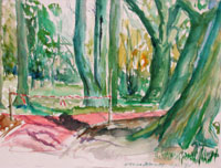 Landschaft 2, Aquarell